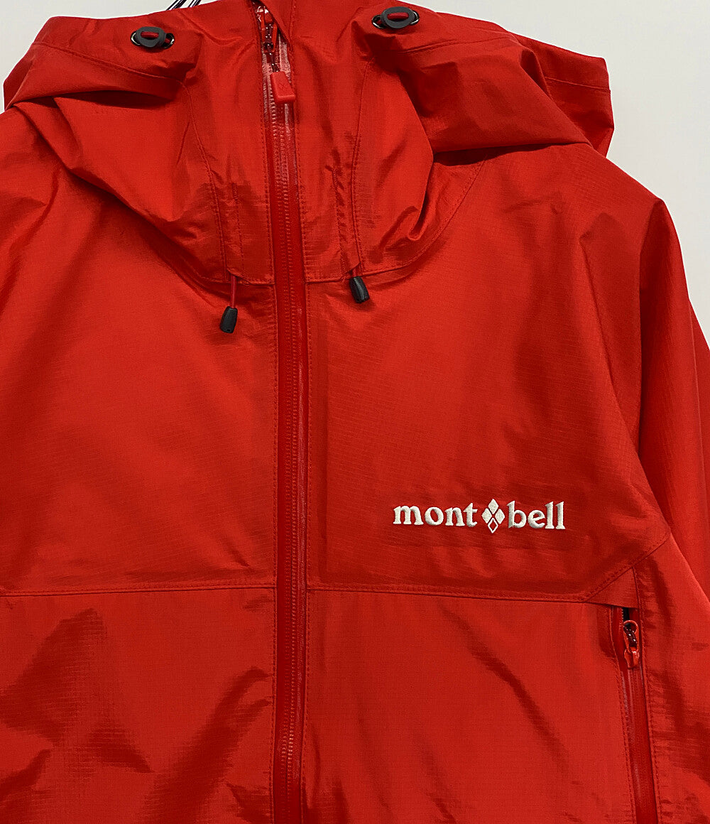 美品 mont-bell ナイロンジャケット レッド 1128729 メンズ SIZE S モンベル