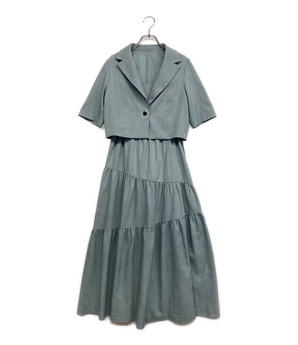 美品 JILL by JILL STUART ジルバイジルスチュアート ジャケットジャンスカセットアップ 125-5140033 レディース SIZE FR