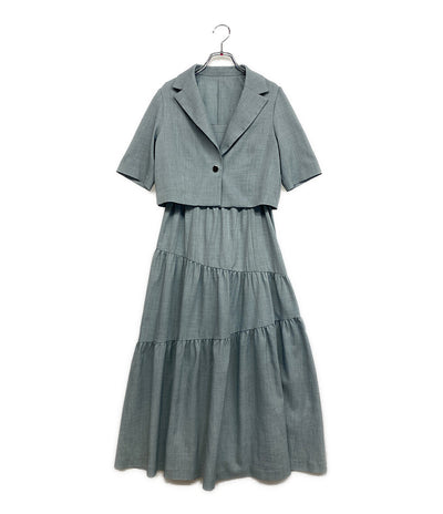 美品 JILL by JILL STUART ジルバイジルスチュアート ジャケットジャンスカセットアップ 125-5140033 レディース SIZE FR
