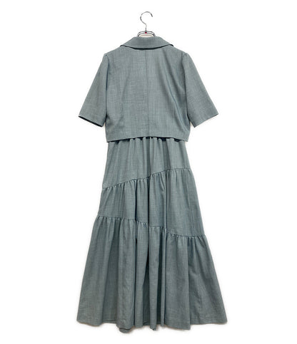美品 JILL by JILL STUART ジルバイジルスチュアート ジャケットジャンスカセットアップ 125-5140033 レディース SIZE FR