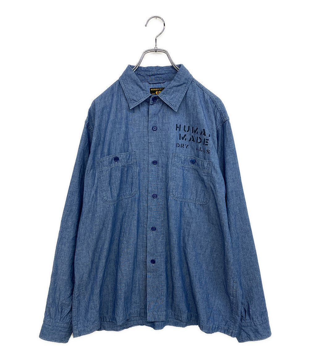 HUMAN MADE 長袖シャツ ＨＭ28ＳＨ001 シャツ メンズ SIZE L ヒューマンメード