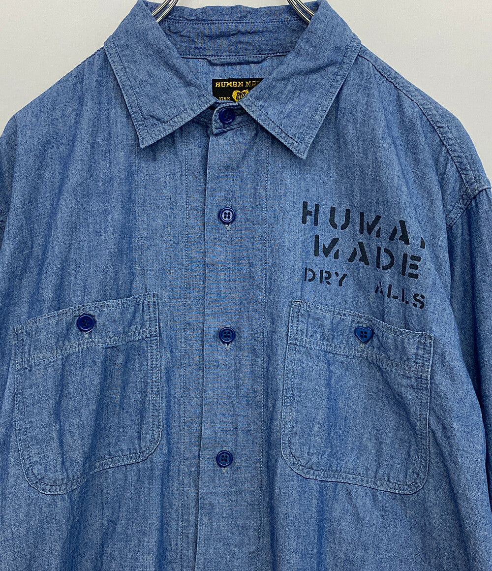 HUMAN MADE 長袖シャツ ＨＭ28ＳＨ001 シャツ メンズ SIZE L ヒューマンメード