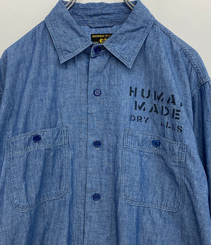 HUMAN MADE 長袖シャツ ＨＭ28ＳＨ001 シャツ メンズ SIZE L ヒューマンメード