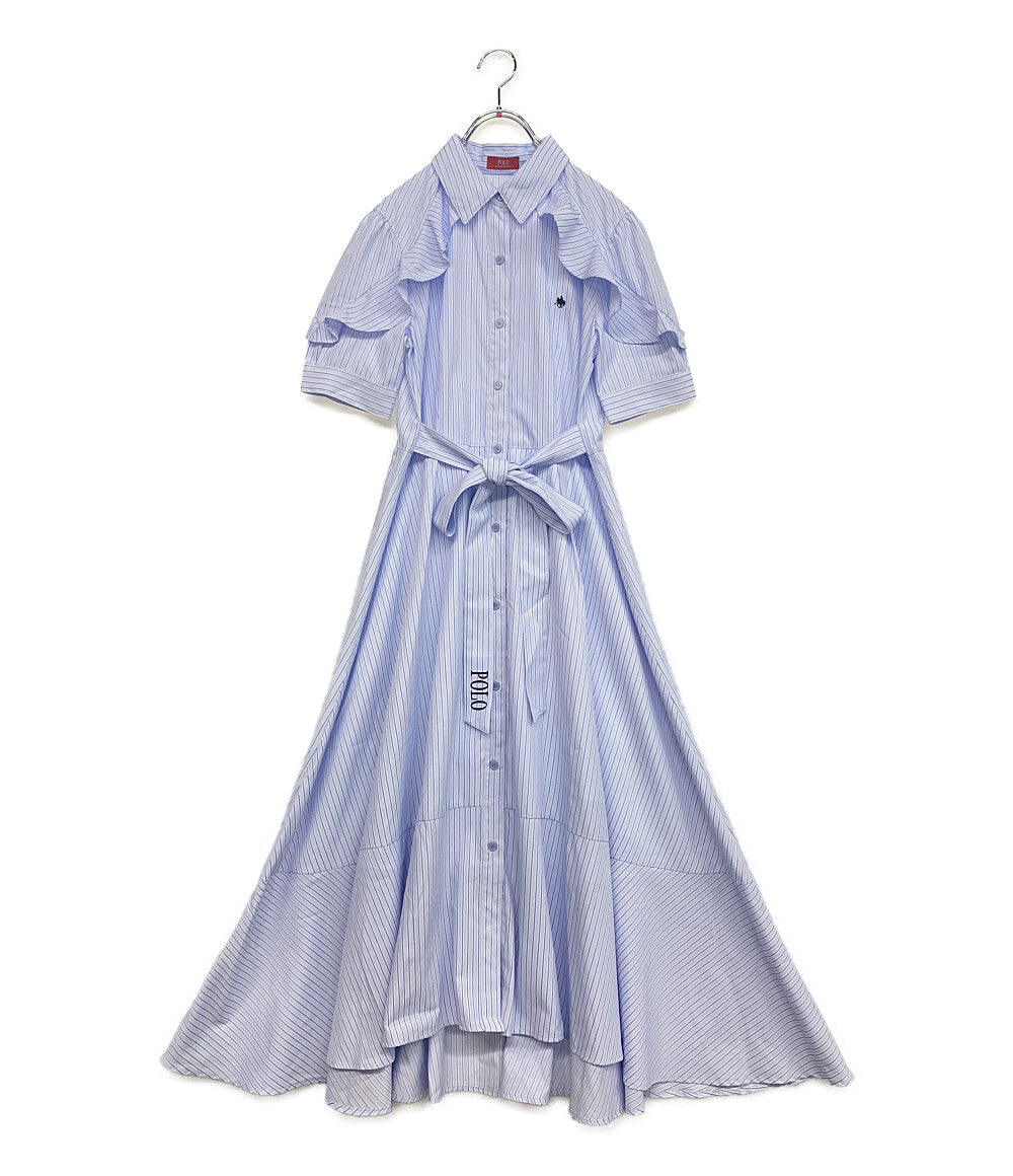 美品 Rirandture リランドチュール 半袖シャツワンピース POLO BCS 85162010 レディース SIZE 2