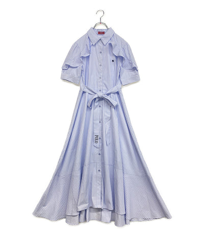 美品 Rirandture リランドチュール 半袖シャツワンピース POLO BCS 85162010 レディース SIZE 2