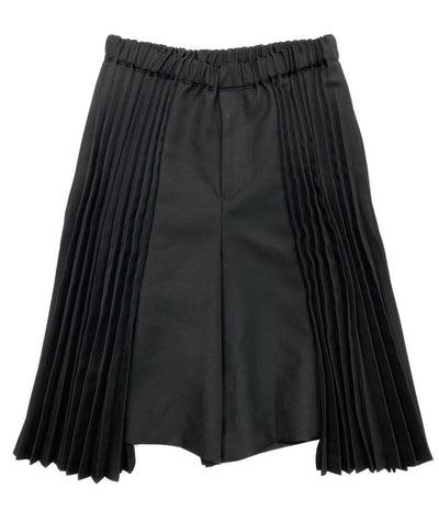BLACK COMME des GARCONS ハーフパンツ ブラック プリーツ 1Q-P012 メンズ SIZE XS ブラックコムデギャルソン