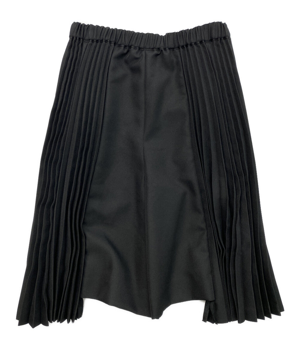 BLACK COMME des GARCONS ハーフパンツ ブラック プリーツ 1Q-P012 メンズ SIZE XS ブラックコムデギャルソン