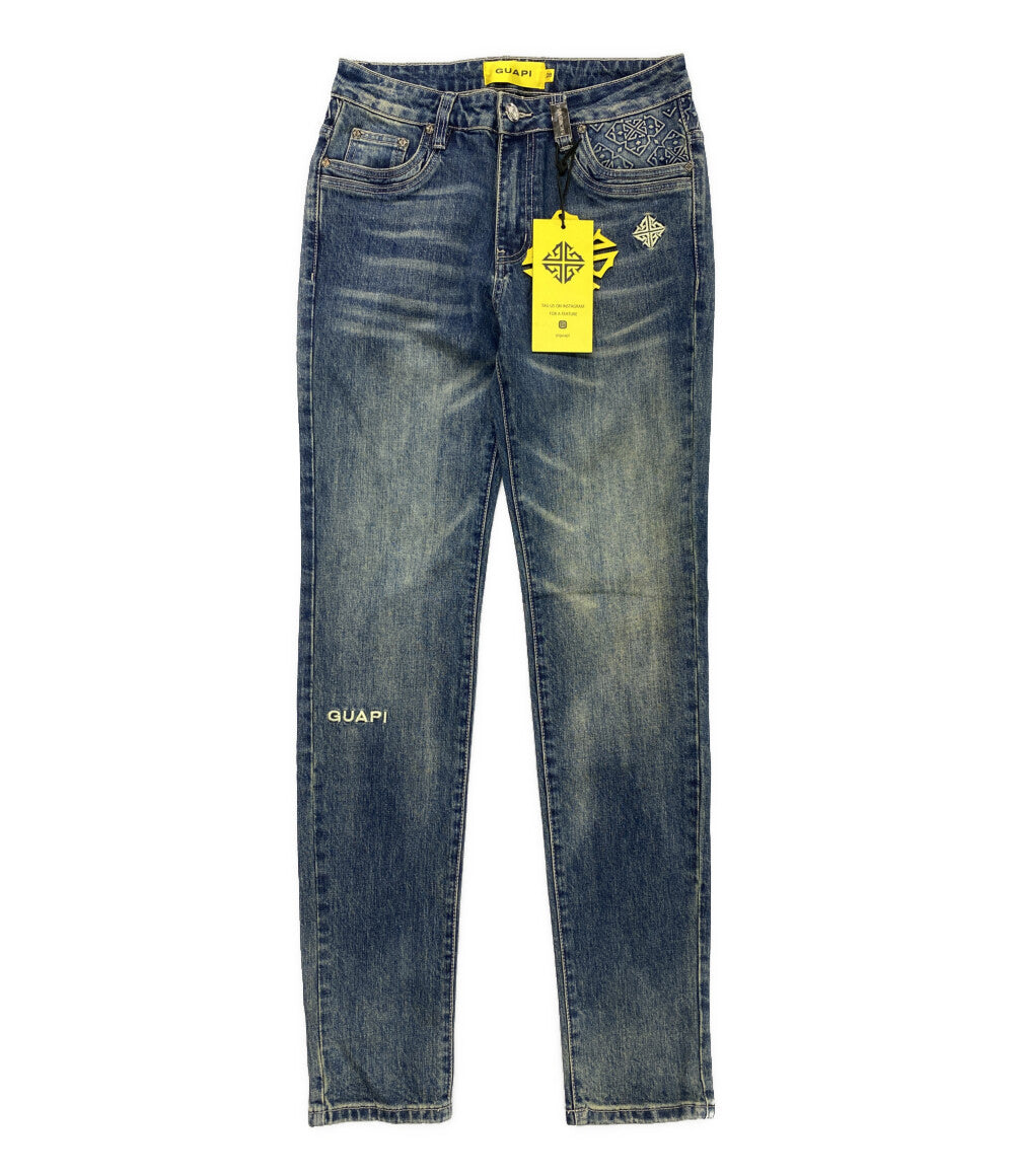 GUAPI グアピ デニムパンツ インディゴ スキニー メンズ SIZE 28
