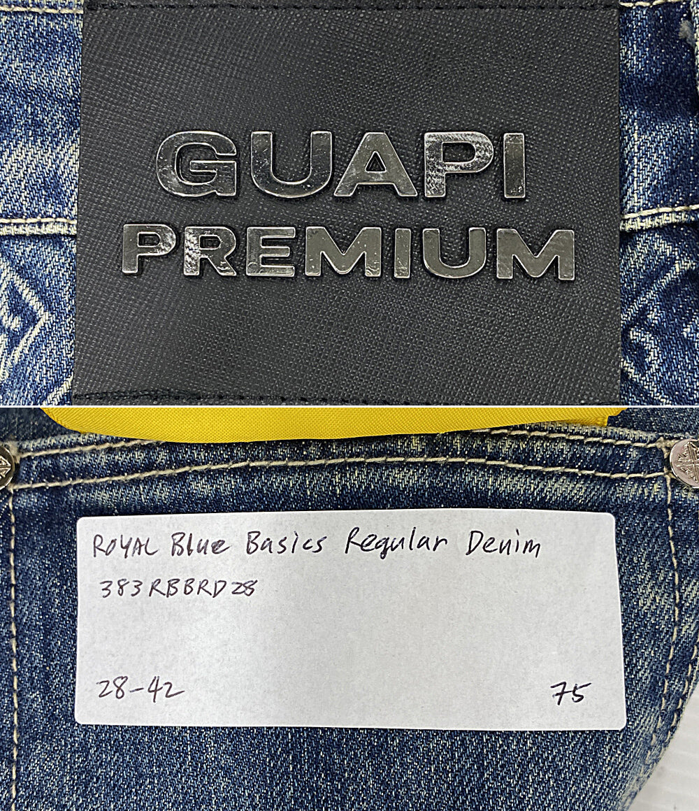 GUAPI グアピ デニムパンツ インディゴ スキニー メンズ SIZE 28
