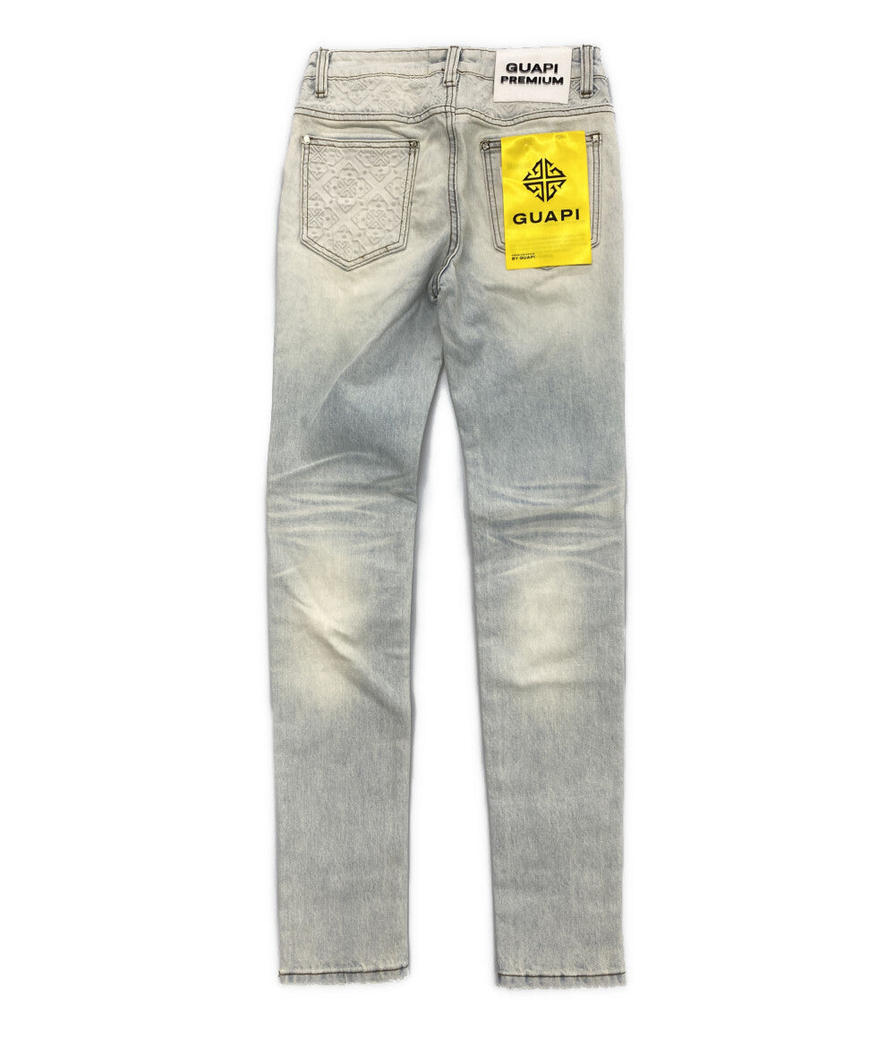 美品 GUAPI グアピ デニムパンツ ブルー メンズ SIZE 28