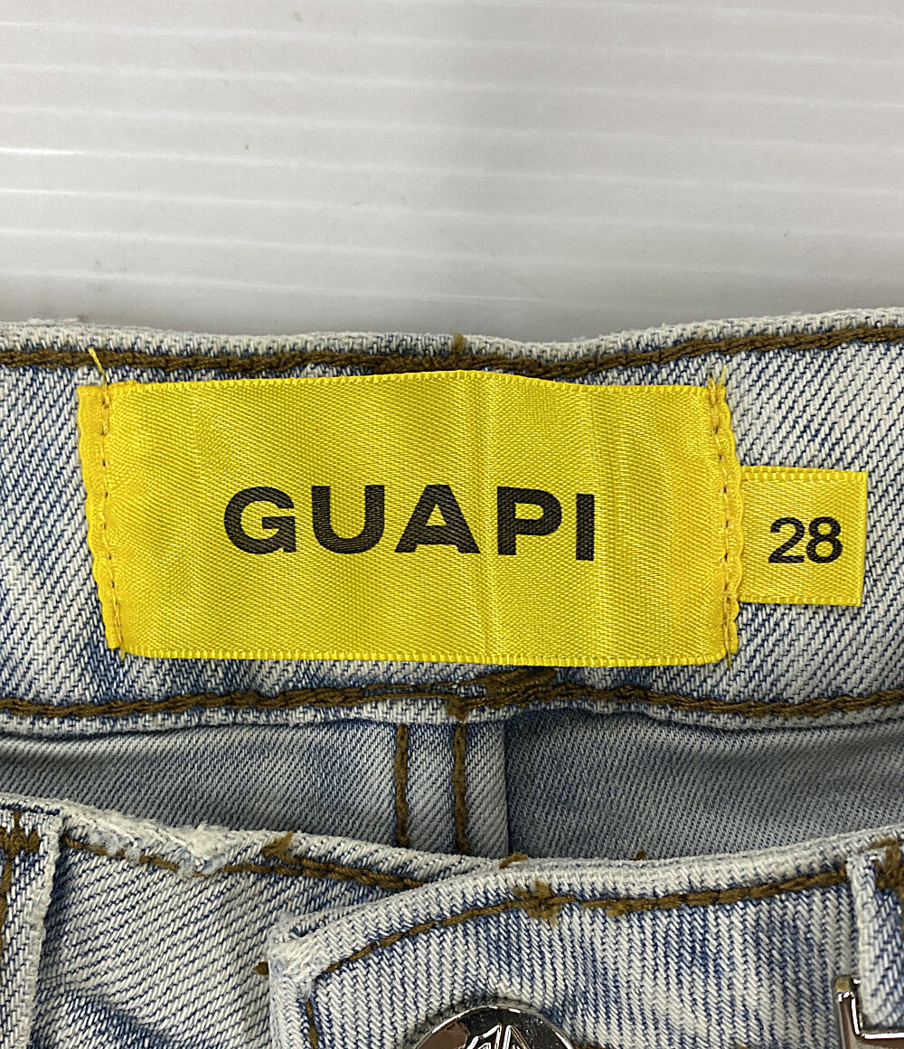 美品 GUAPI グアピ デニムパンツ ブルー メンズ SIZE 28