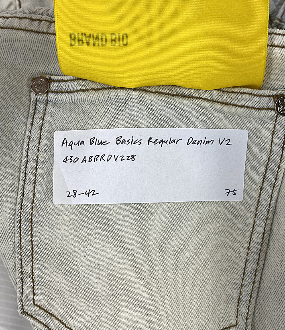 美品 GUAPI グアピ デニムパンツ ブルー メンズ SIZE 28