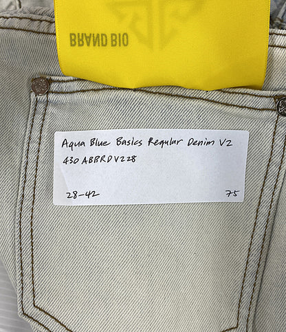 美品 GUAPI グアピ デニムパンツ ブルー メンズ SIZE 28