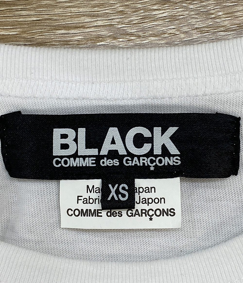 BLACK COMME des GARCONS カットソー 1G-B001 ホワイト メンズ SIZE XS ブラックコムデギャルソン