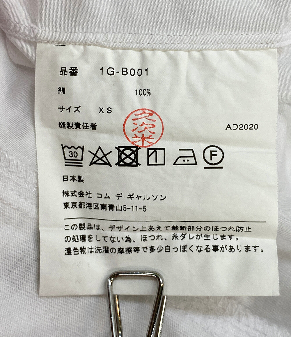 BLACK COMME des GARCONS カットソー 1G-B001 ホワイト メンズ SIZE XS ブラックコムデギャルソン