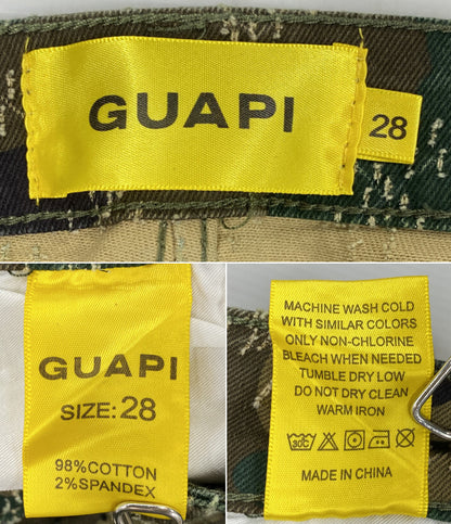 GUAPI グアピ デニムパンツ カモ ラインストーン メンズ SIZE 28