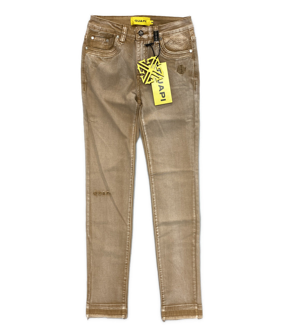美品 GUAPI グアピ デニムパンツ ベージュ メンズ SIZE 28