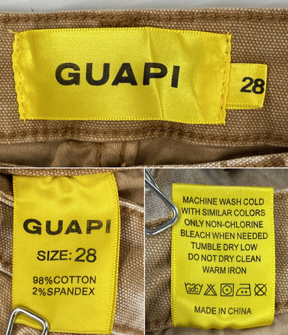 美品 GUAPI グアピ デニムパンツ ベージュ メンズ SIZE 28