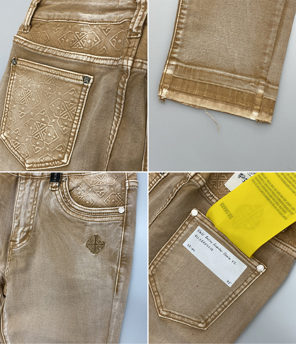 美品 GUAPI グアピ デニムパンツ ベージュ メンズ SIZE 28
