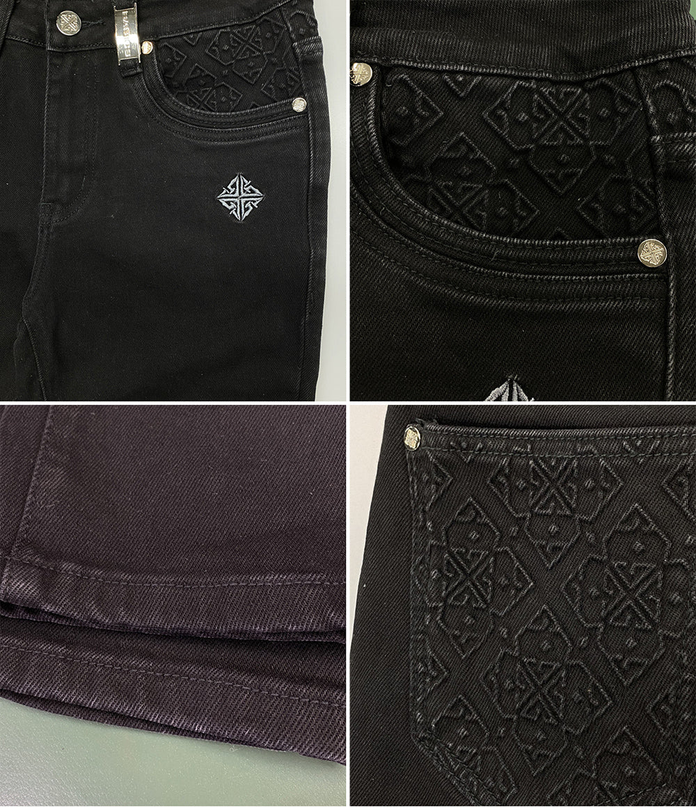 GUAPI グアピ デニムパンツ ブラック メンズ SIZE 28