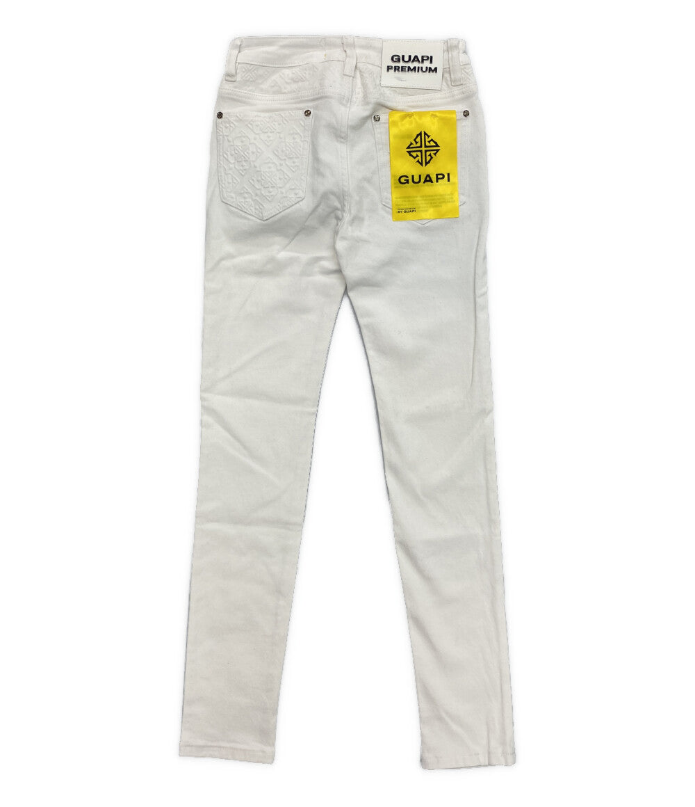 GUAPI グアピ デニムパンツ ホワイト メンズ SIZE 28