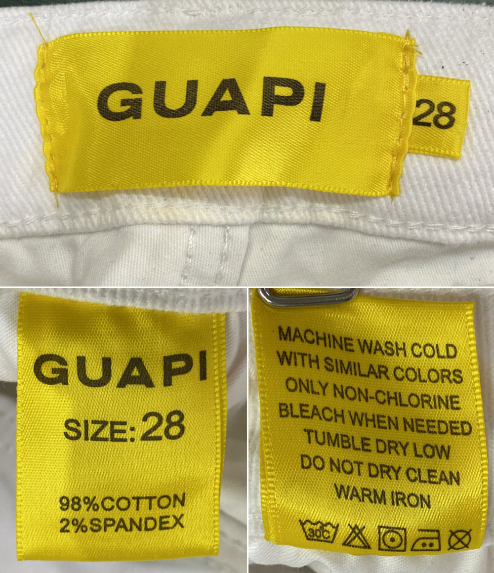GUAPI グアピ デニムパンツ ホワイト メンズ SIZE 28 – Rehello by BOOKOFF