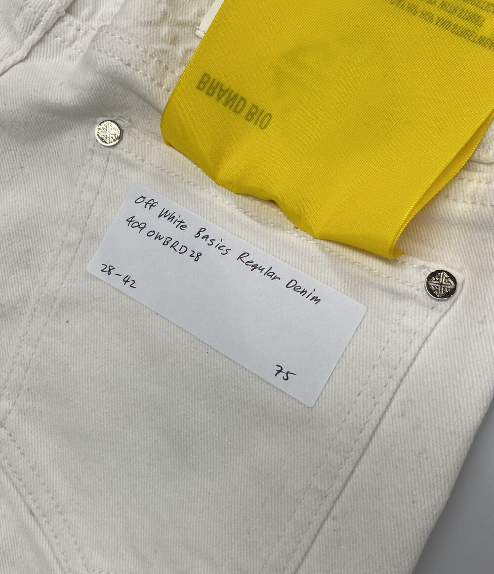 GUAPI グアピ デニムパンツ ホワイト メンズ SIZE 28