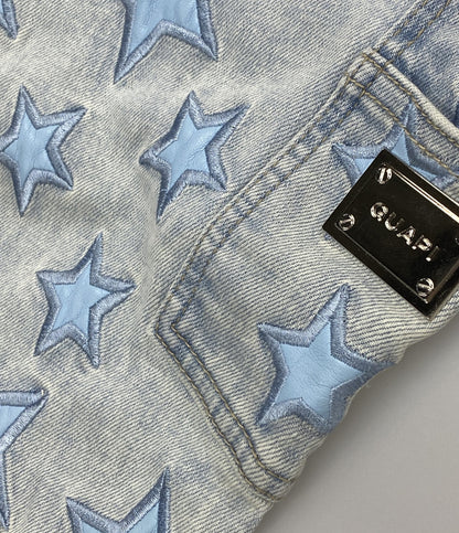 GUAPI グアピ デニムパンツ ブルー スター メンズ SIZE 32
