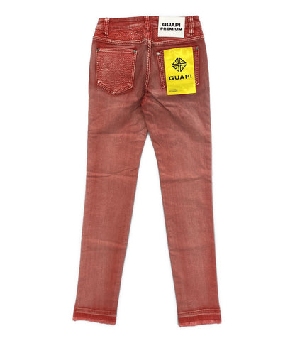 美品 GUAPI グアピ デニムパンツ スキニー レッド メンズ SIZE 28