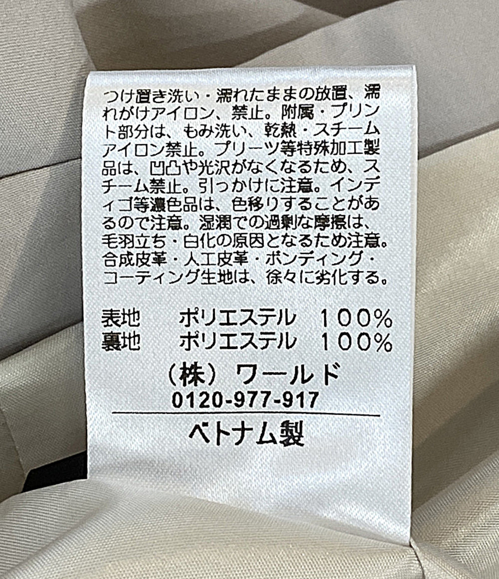 美品 Reflect トレンチコート ナチュラル BA101-92206 レディース SIZE 9 リフレクト