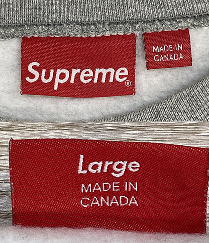 Supreme スウェット Box Logo Crewneck Heather Grey Sweat メンズ SIZE L シュプリーム