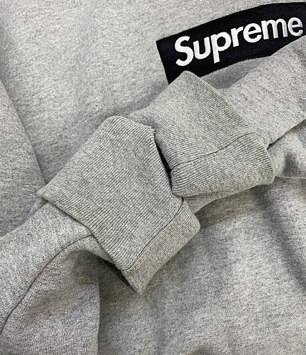 Supreme スウェット Box Logo Crewneck Heather Grey Sweat メンズ SIZE L シュプリーム