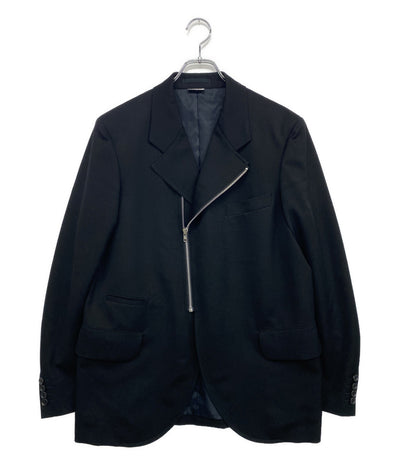 COMME des GARCONS HOMME DEUX テーラードジャケット ジップアップ ウール DP-J046 AD2025 メンズ SIZE M コムデギャルソンオムドゥ