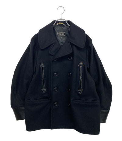 SCHOTT BROS. ショットブロス ピーコート 馬革 ブラック 7825954005 メンズ SIZE 38
