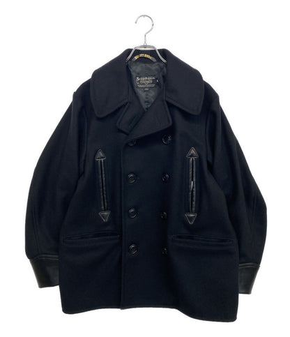 SCHOTT BROS. ショットブロス ピーコート 馬革 ブラック 7825954005 メンズ SIZE 38