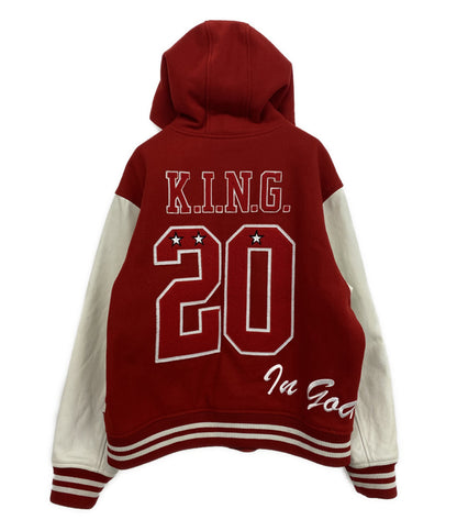 Supreme ジャケット king hooded varsity JKT フード 20FW メンズ SIZE L シュプリーム
