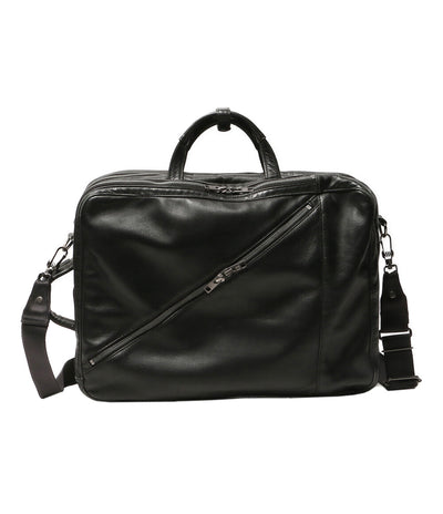 LUGGAGE LABEL ブリーフケース 3way レザー ブラック メンズ ラゲッジレーベル