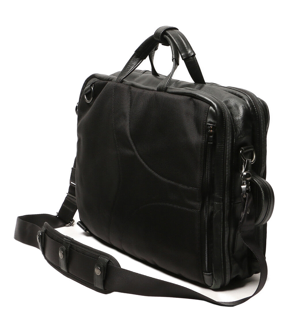 LUGGAGE LABEL ブリーフケース 3way レザー ブラック メンズ ラゲッジレーベル