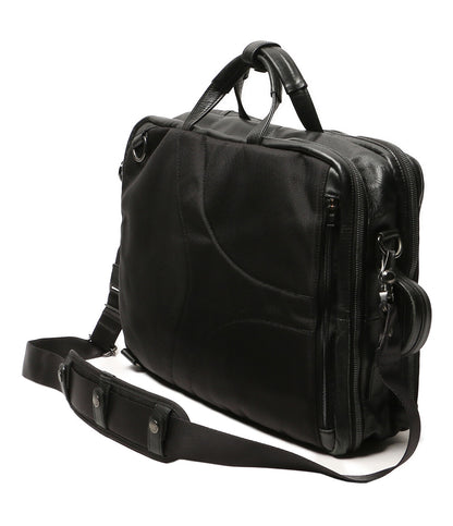 LUGGAGE LABEL ブリーフケース 3way レザー ブラック メンズ ラゲッジレーベル