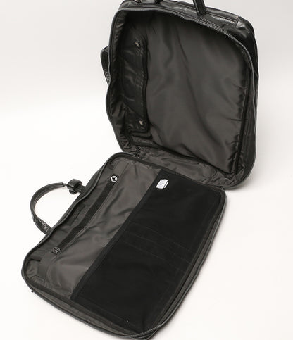 LUGGAGE LABEL ブリーフケース 3way レザー ブラック メンズ ラゲッジレーベル