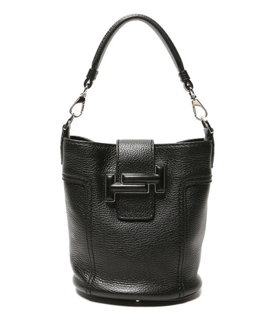 TOD'S ダブルT スモールレザーバケットバッグ レディース トッズ