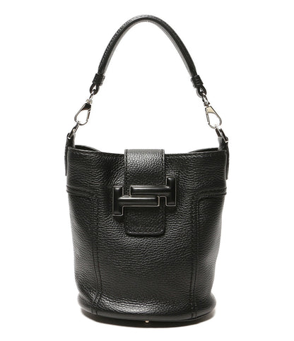 TOD'S ダブルT スモールレザーバケットバッグ レディース トッズ