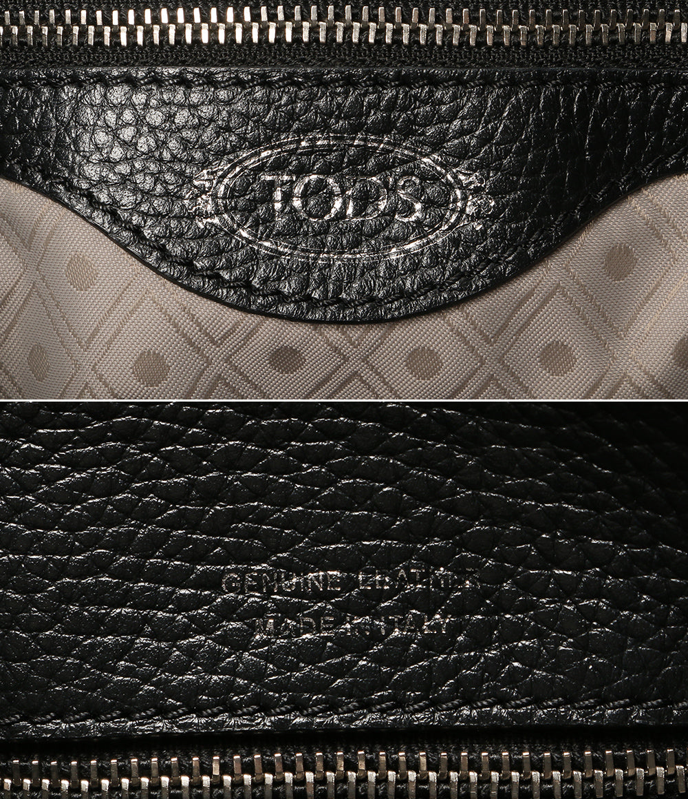 TOD'S ダブルT スモールレザーバケットバッグ レディース トッズ