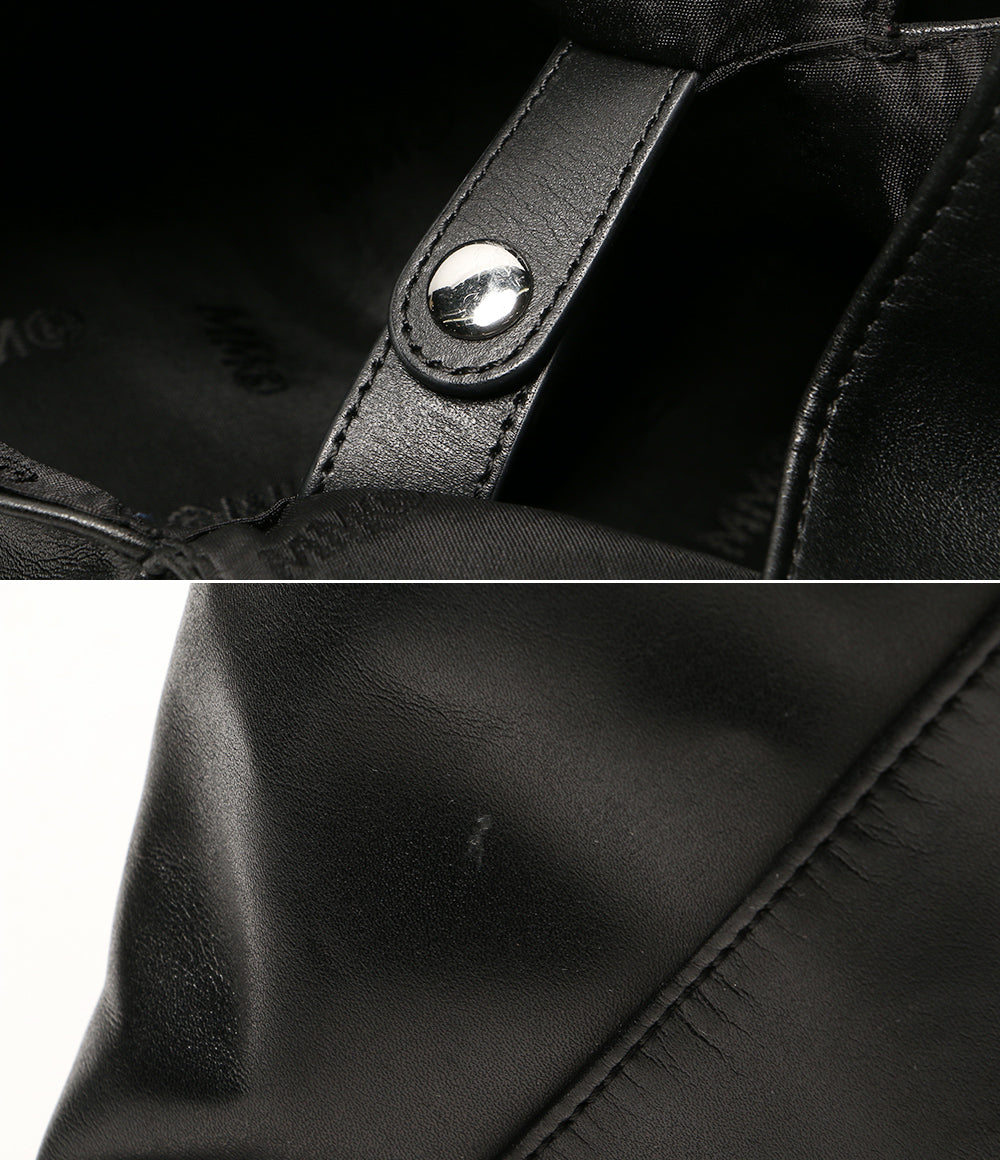 MM6 Maison Margiela メゾンマルジェラ トートバッグ ジャパニーズ レザー BLK レディース エムエムシックス
