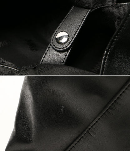 MM6 Maison Margiela メゾンマルジェラ トートバッグ ジャパニーズ レザー BLK レディース エムエムシックス