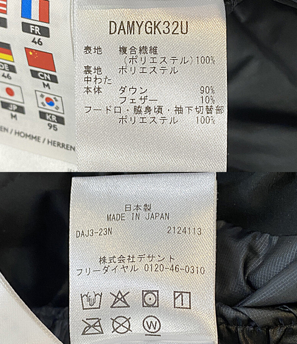 DESCENTE ダウンジャケット 水沢ダウン DAMYGK32U メンズ SIZE M デサント