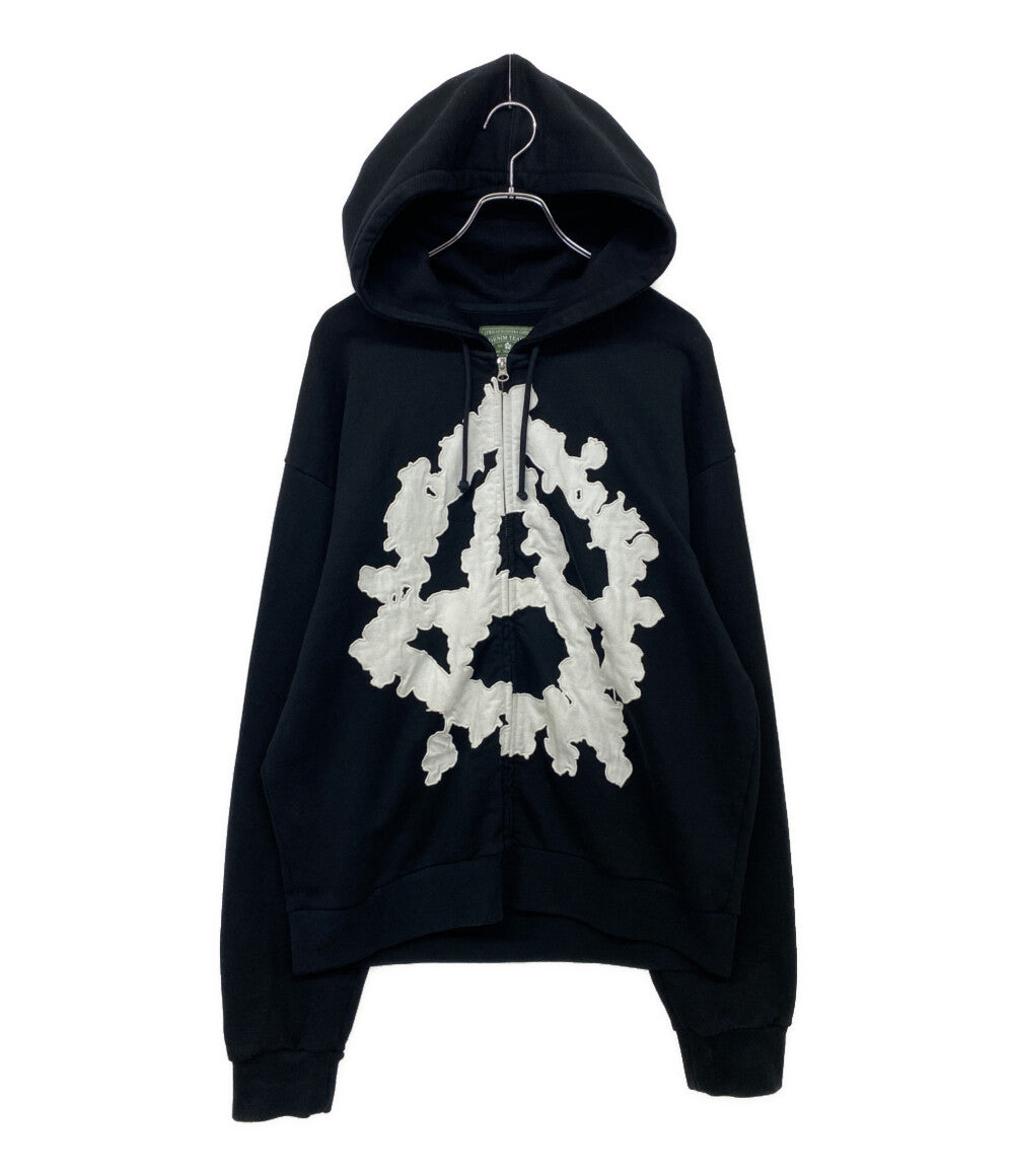DENIM TEARS デニムティアーズ パーカー アナーキージップアップフーディ メンズ SIZE L