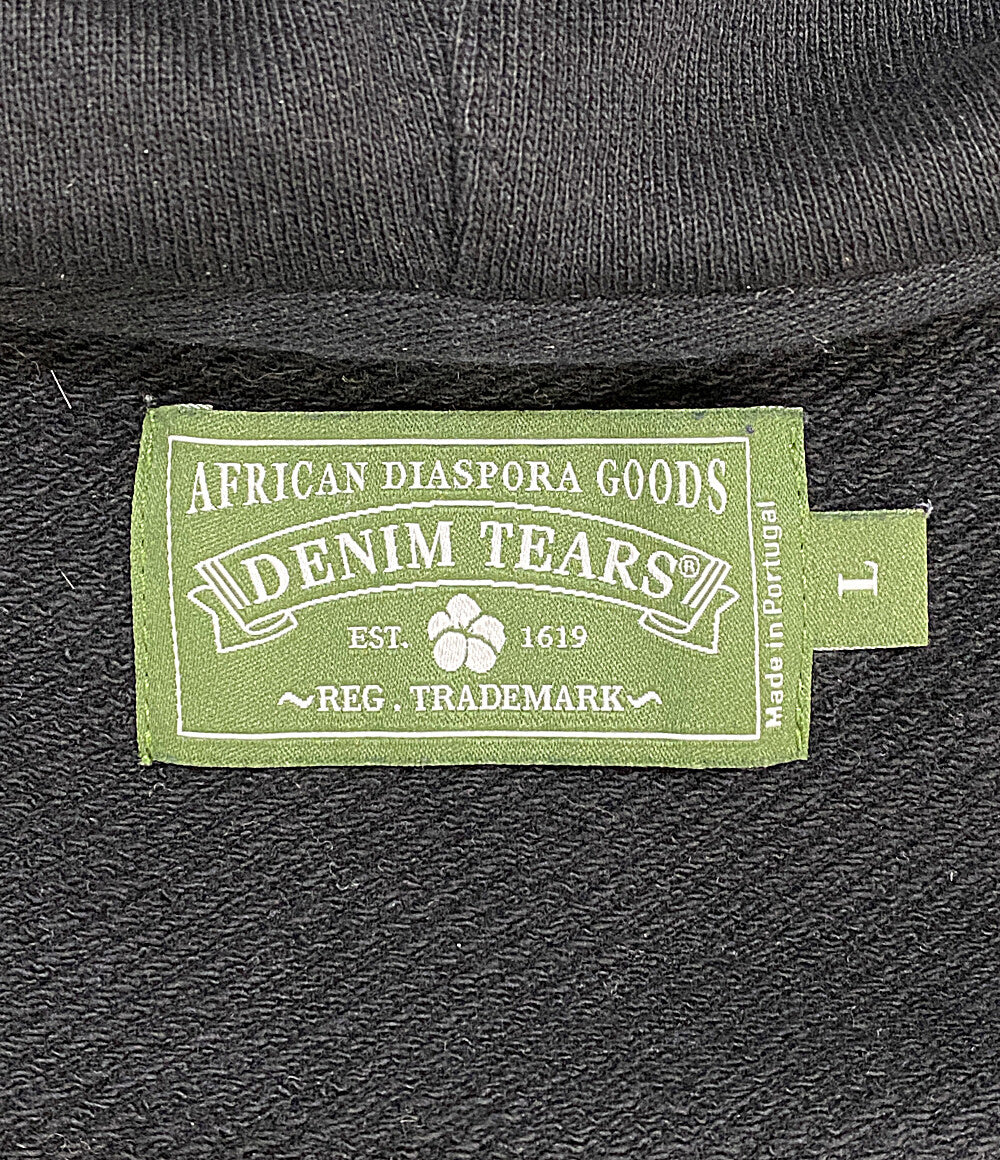 DENIM TEARS デニムティアーズ パーカー アナーキージップアップフーディ メンズ SIZE L
