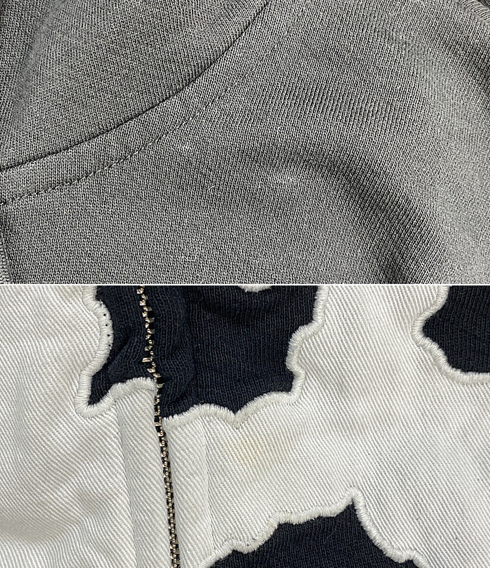 DENIM TEARS デニムティアーズ パーカー アナーキージップアップフーディ メンズ SIZE L