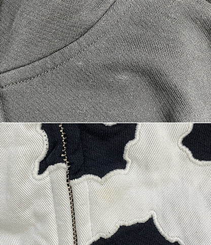 DENIM TEARS デニムティアーズ パーカー アナーキージップアップフーディ メンズ SIZE L